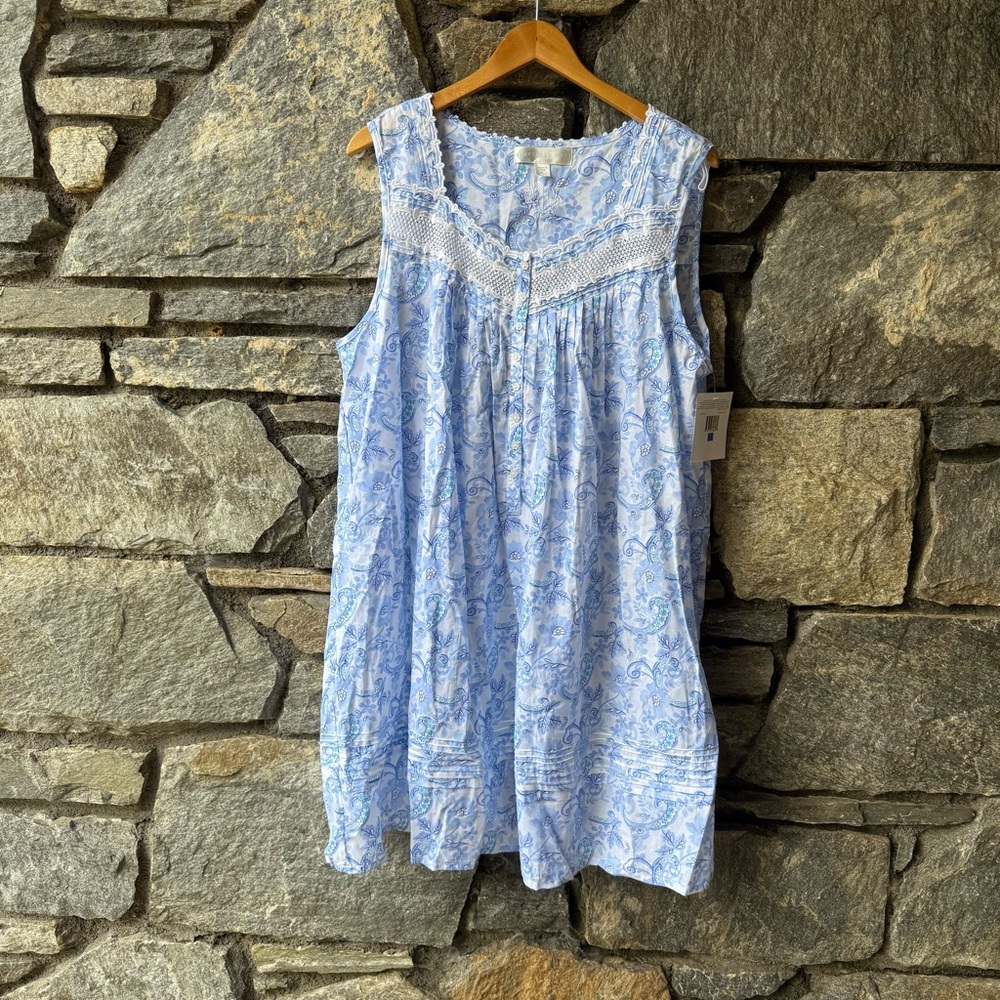Elieen West Cotton Nightgown NWT XL